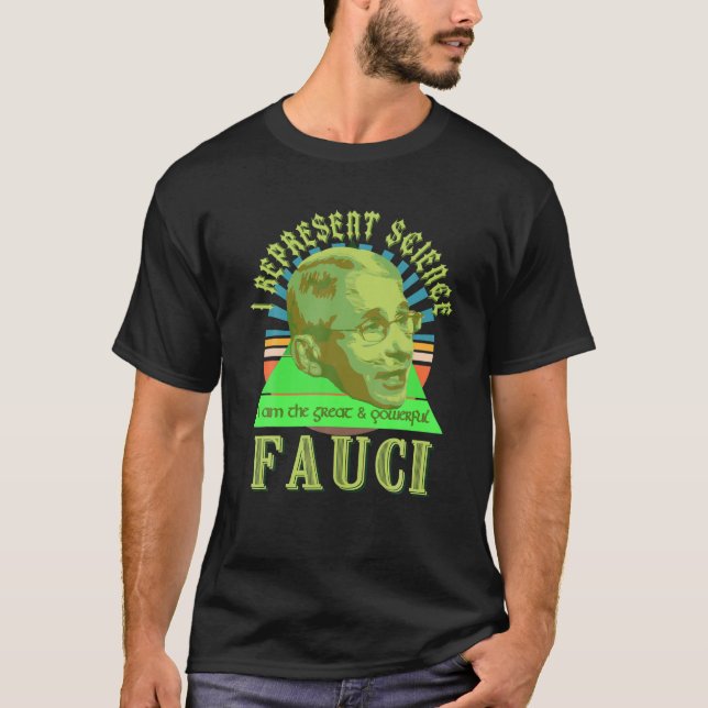 Camiseta Fauci Representa Máscara Anti-Liberal F (Frente)