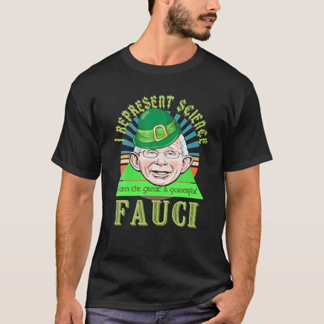Camiseta Fauci Representa Máscara Anti-Liberal F (Frente)