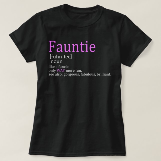 Camiseta Fauntie gosta de funícula mas mais legal (Frente do Design)