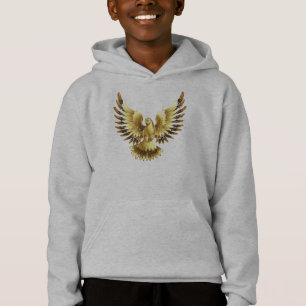 Camiseta Faux Gold Foil Peace Dove em Preto