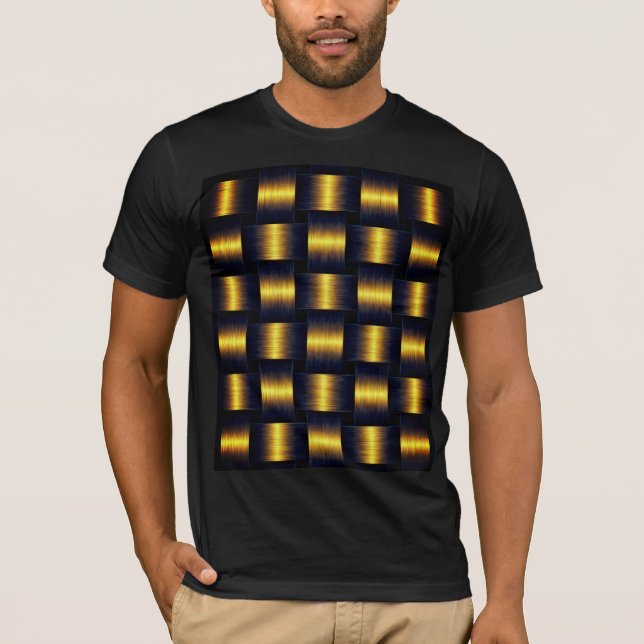 Camiseta Faux Metal Golden Armor (Frente)