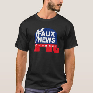 Camiseta FAUX News shirt FAKE News t
