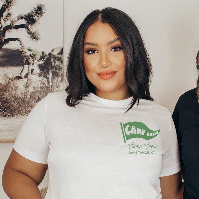 Camiseta Favor de Montanha do Camp Bach Bachelorette (Criador carregado)