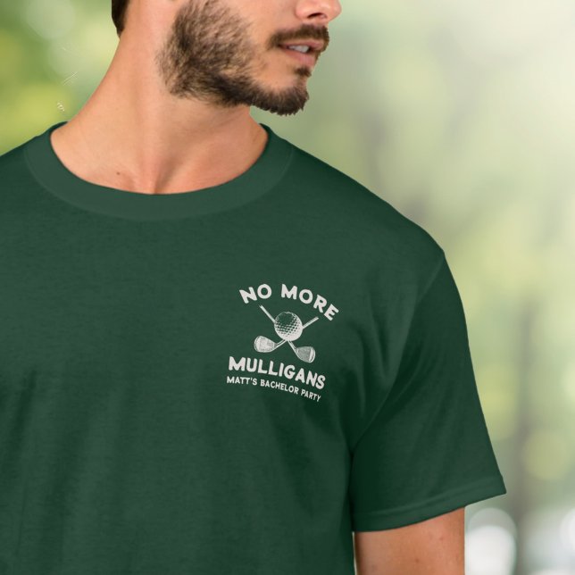 Camiseta Favor divertido para padrinhos de golfe na despedi (Criador carregado)
