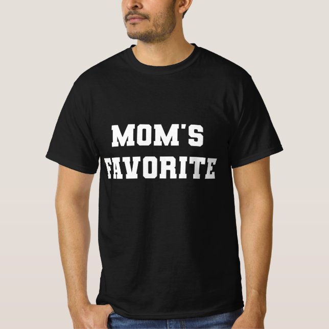 Camiseta Favorita da Mamãe Varsity  (Frente)