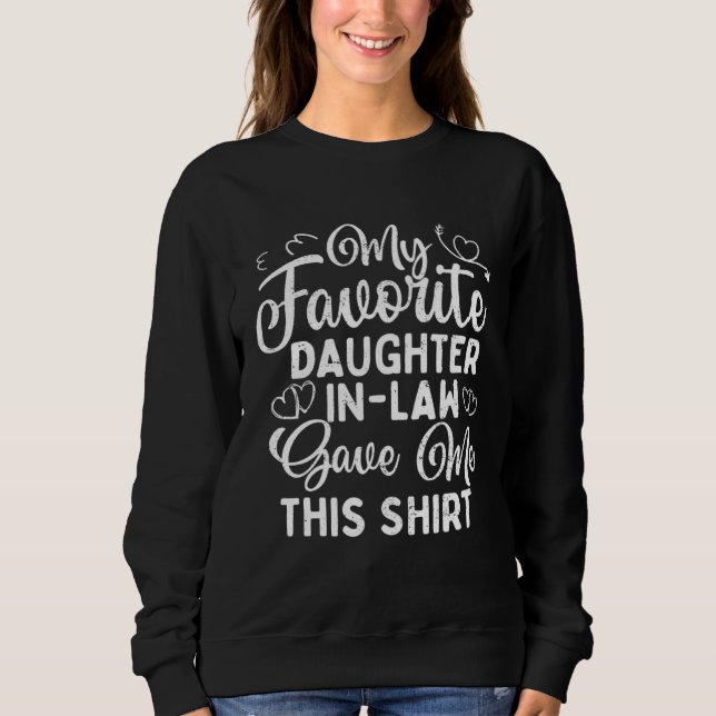 Camiseta Favorite Daughter In Law Fathers Mothers In Law Mo (Frente)