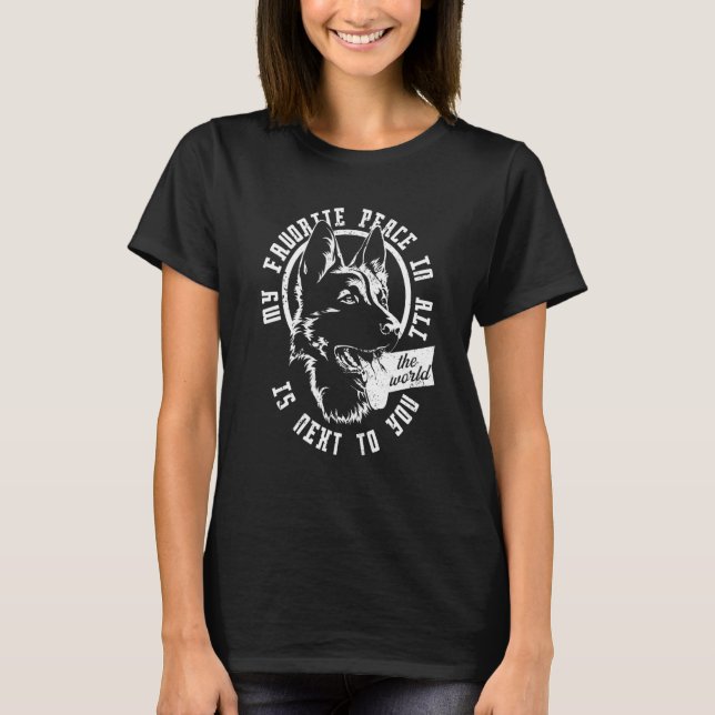 Camiseta Favorite Peace In All World Is Next To You  German (Frente)