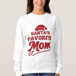 Camiseta Favorite Santa Mom – Funny Christmas Shirt for Mom