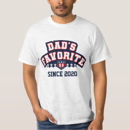 Camiseta Favorito do Papai Personalizável Esportivo