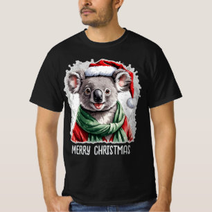 Camiseta Favoritos de Natal de Animais Engraçados - Coala 1