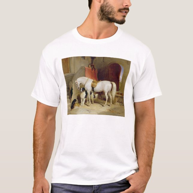 Camiseta Favoritos do Príncipe George (óleo na canvas) (Frente)
