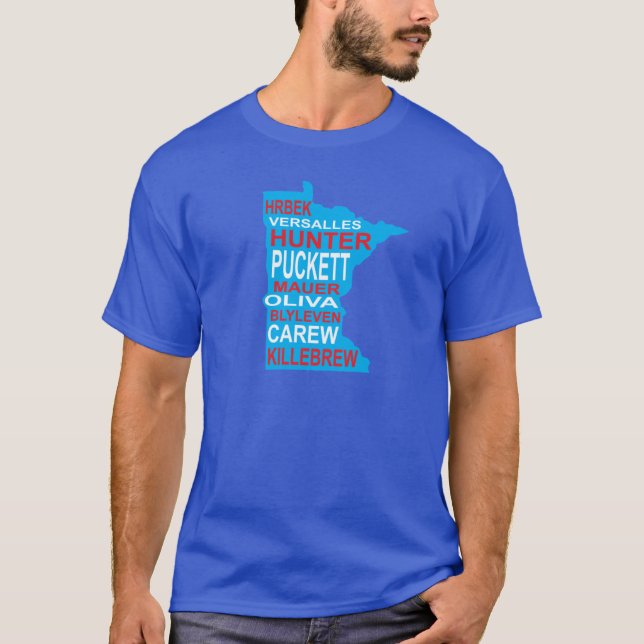 Camiseta Favoritos do ventilador do MN Twins (Frente)