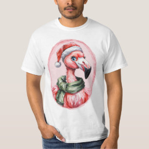 Camiseta Favoritos Engraçados de Natal dos Animais - Flamin