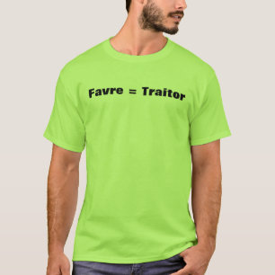 Camiseta Favre = traidor