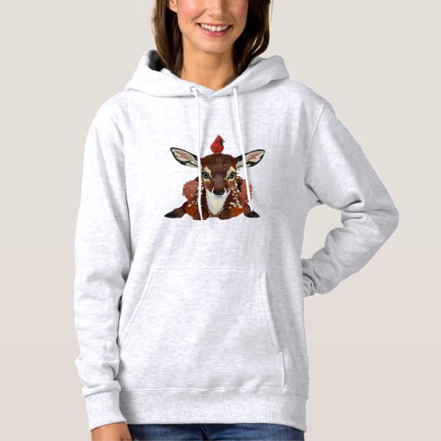 CAMISETA FAWN AND CARDINAL (Frente)