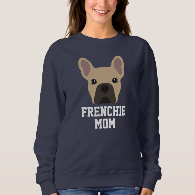 Camiseta Fawn Colorida Frenchie Dog Mãe (Frente)