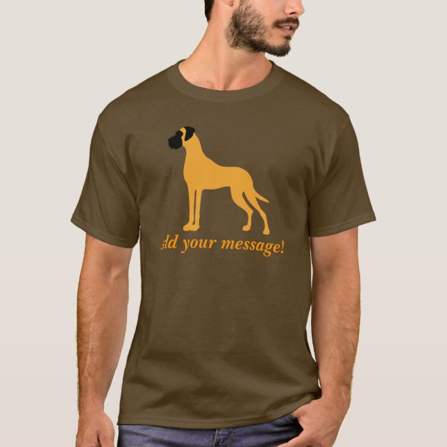 Camiseta Fawn Great Dane (Frente)
