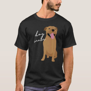 Camiseta Fawn Staffordshire Bull Terrier Dog Mãe Mulher