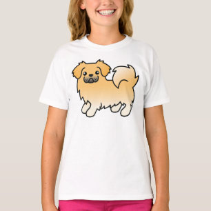 Camiseta Fawn Tibetan Spaniel Cute Cartoon Dog