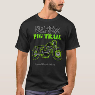Camiseta Fayetteville Arkansas Ozark Pig Trail Bobber Motor