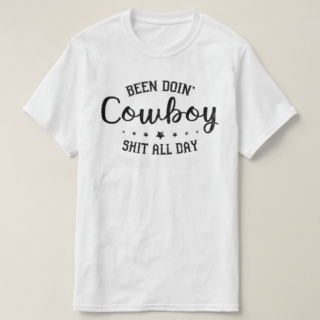 Camiseta faz cowboy (Frente do Design)