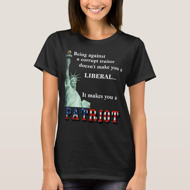 Camiseta Faz de você um PATRIOT (Frente)