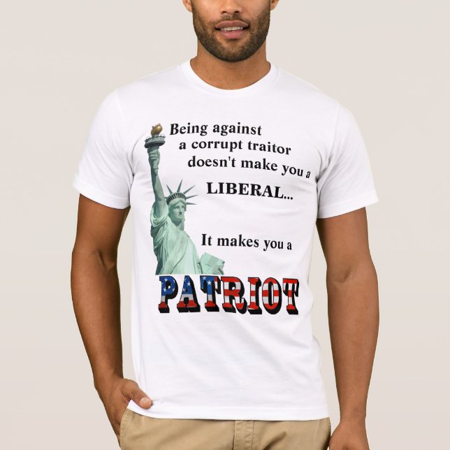 Camiseta Faz de você um PATRIOT (Frente)