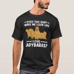 Camiseta Faz-me parecer capybaras capybara