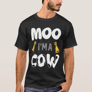 Camiseta Faz Moo Sou Uma Vaca Fantasia De Halloween