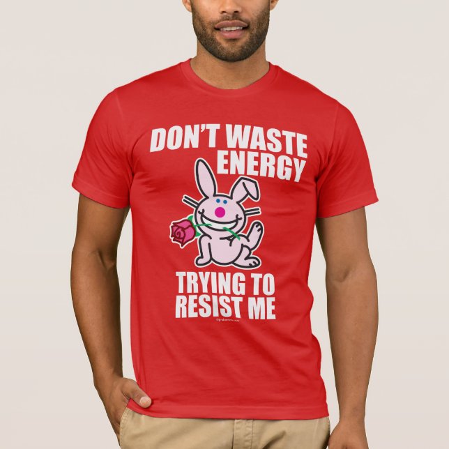 Camiseta Faz não a energia Waste (Frente)