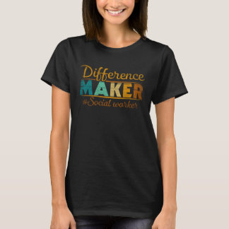 Camiseta Fazedor de Diferença Assistente Social Orgulhoso  