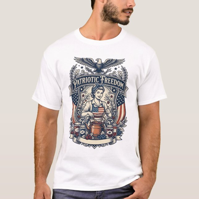 Camiseta Fazedor de Geleia Patriótica (Frente)