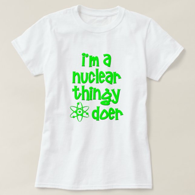 Camiseta Fazedor nuclear (Frente do Design)