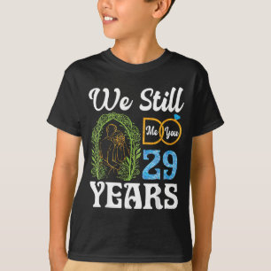 Camiseta Fazem 29 Anos Casais Felizes 29º Aniversário de Ca