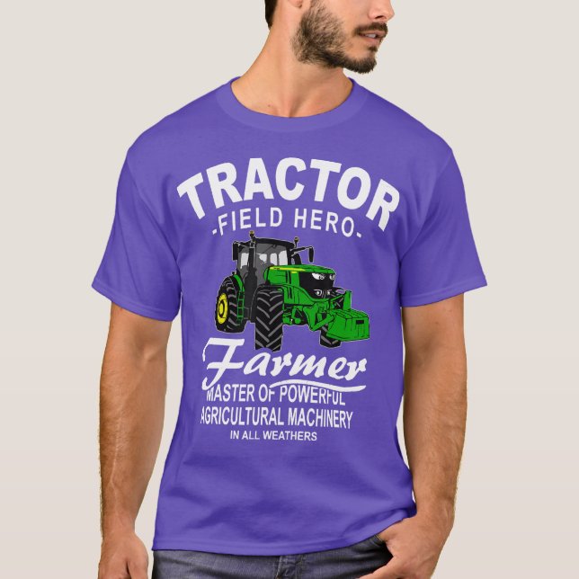 Camiseta Fazenda agrícola de tratores _14 (Frente)