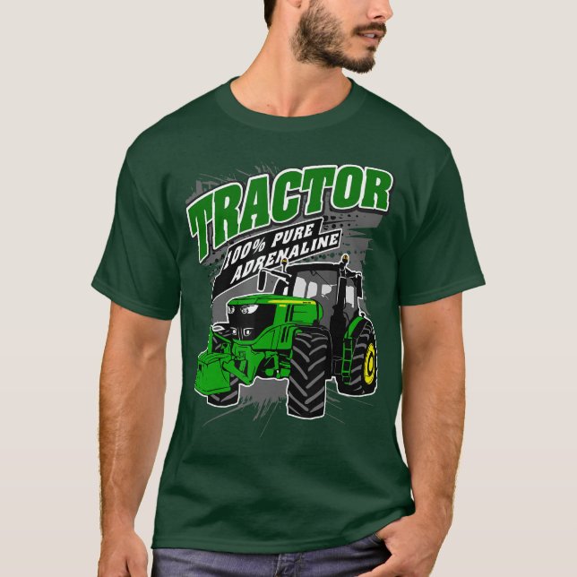 Camiseta Fazenda agrícola de tratores _15 (Frente)