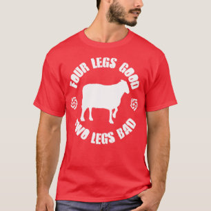 Camiseta Fazenda Animal de Orwell Quatro Pernas Boas Duas P