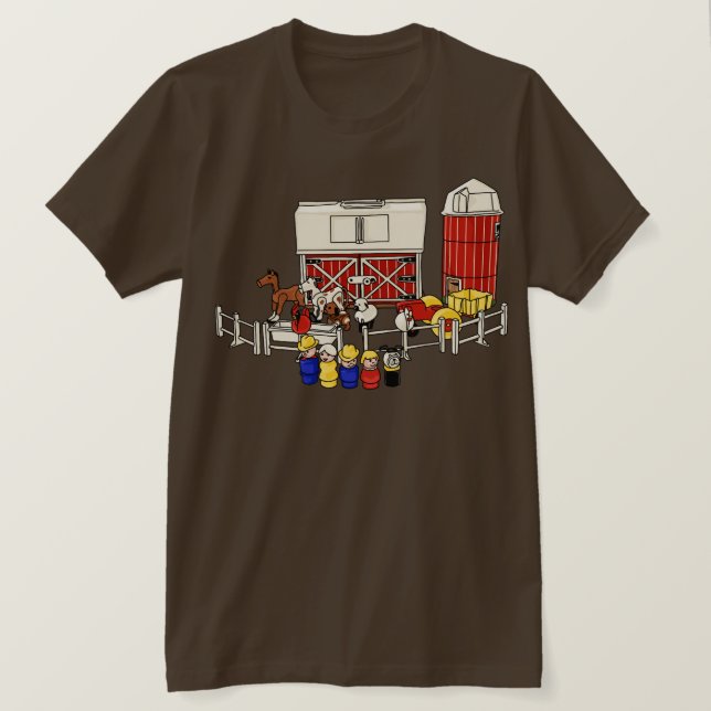 Camiseta Fazenda da Família Little Pessoas - Sem Fazendas S (Frente do Design)