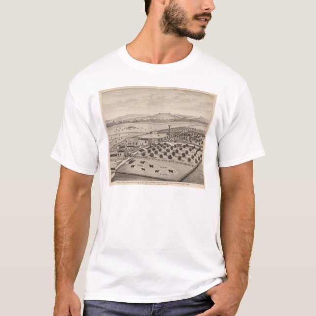 Camiseta Fazenda da magnólia, Kansas (Frente)