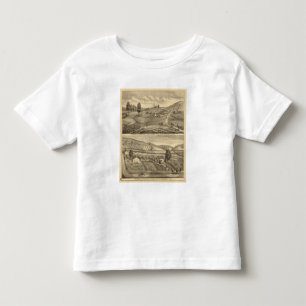 Camiseta Fazenda da residência e do estoque