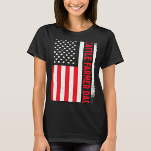 Camiseta Fazenda de Agricultura de Criação de Vacas Patriót