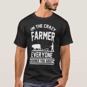 Camiseta Fazenda de Agricultura de Vaca do Fazendeiro