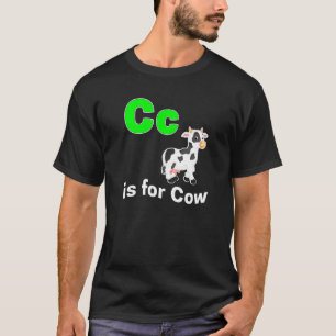 Camiseta Fazenda de Alfabetos Animal Aprender Ensinar Fonét