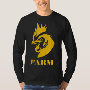 Camiseta Fazenda de Amantes de Carne de Parma de Galinha