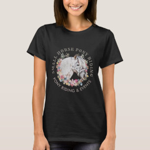 Camiseta Fazenda de Animais Florais de Cavalo