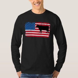 Camiseta Fazenda de Bandeira Patriótica dos Estados Unidos 