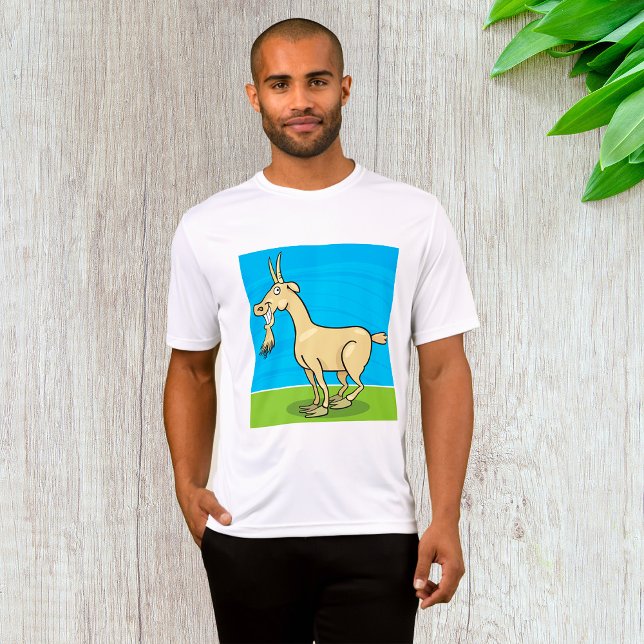 Camiseta Fazenda de Cartoon de Capim Sorridente (Criador carregado)