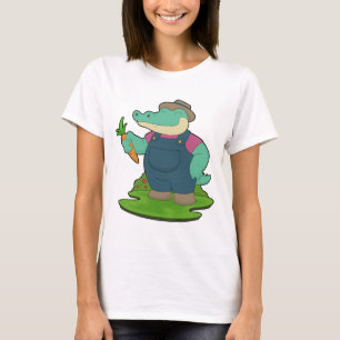 Camiseta Fazenda de Cenoura do Criador de Crocodilos