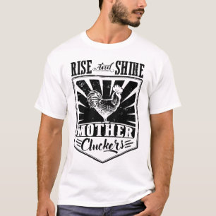 Camiseta Fazenda de Clucker Women_s da mãe da elevação e