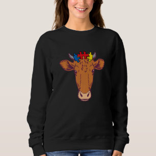 Camiseta Fazenda de consciência Autismo Quebra-cabeça de ro